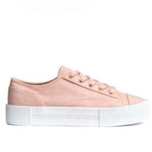 H&M Divided Light Pink Platform Sneakers